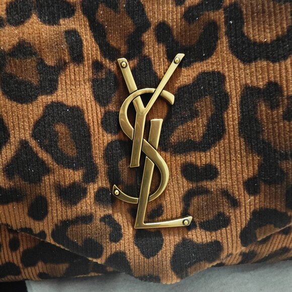 Saint Laurent Leopard Print Shoulder Bag - Picture 6 of 8